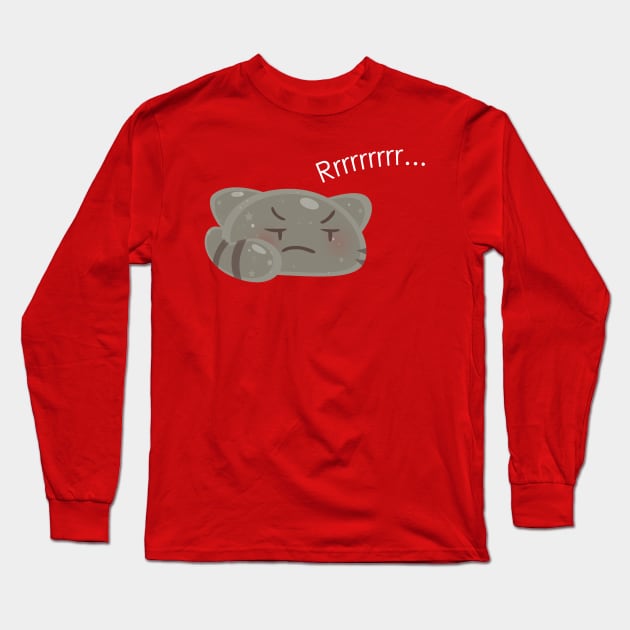 Tabby Slime Grrr Long Sleeve T-Shirt by AeroHail